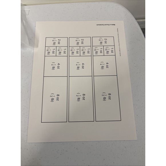 Every Day Counts Partner Games For Number Concepts W/ Class Cardstock Pkg 4th Gr - Picture 6 of 14